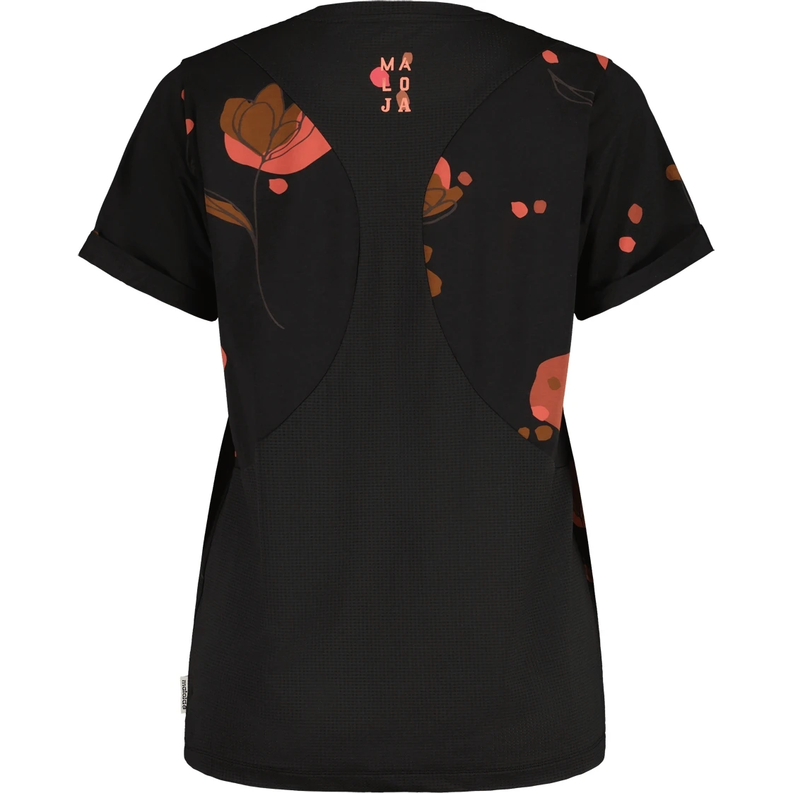 Maloja AntermoiaM. Yoga Women's Tee - Moonless Alpflower 8749 4 Maloja AntermoiaM. Yoga Women's Tee - Moonless Alpflower 8749 - Image 2