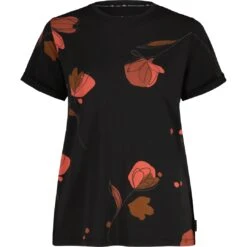 Maloja 29 Maloja AntermoiaM. Yoga Women's Tee - Moonless Alpflower 8749
