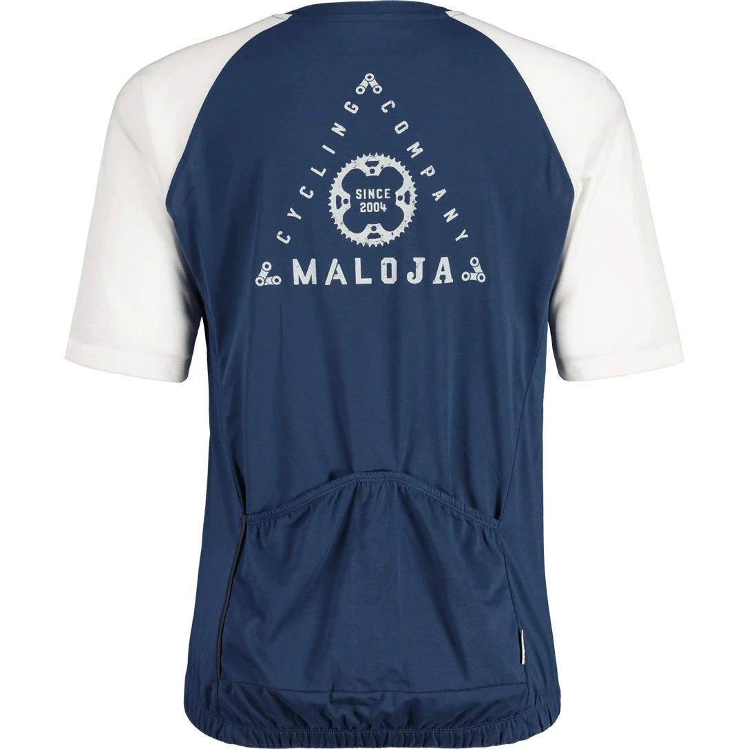 Maloja ArdezM. Gravel Jersey - Midnight 8581 4 Maloja ArdezM. Gravel Jersey - Midnight 8581 - Image 2