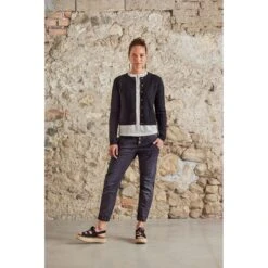 Maloja BeppinaM. Garment Dye Women's Pants - Short - Moonless 0817 -Maloja maloja beppinam 1412048 2