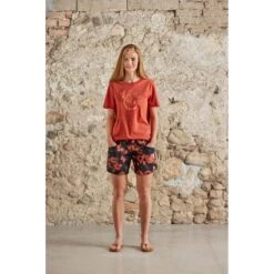 Maloja BergiselM. Women's Organic Cotton Shorts - Midnight Primrose 8745 -Maloja maloja bergiselm 1412336