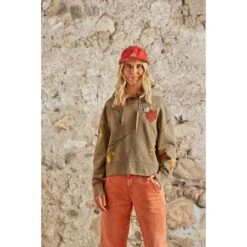 Maloja CadiniM. Organic Sweat Women's Hoody - Oak Alpflower 8759 -Maloja maloja cadinim 1412144