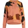 Maloja CadiniM. Organic Sweat Women's Hoody - Rosewood Pastel Leaves 8667 -Maloja maloja cadinim organic sweat hoody women rosewood pastel leaves 8667 2 1297866