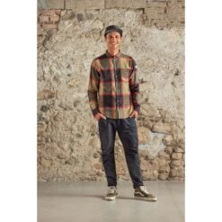 Maloja TendreM. Organic Flannel Shirt - Chocolate Multi 8785 -Maloja maloja combinm 1530676 1