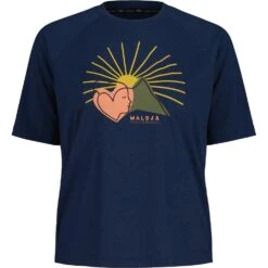 Maloja DambelM. Mountain Women's Tee - Midnight 8581