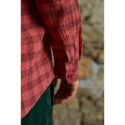 Maloja DonnerkogelM. Organic Cotton Women's Blouse - Rosehip Check 8766 -Maloja maloja donnerkogelm 1413755