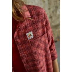 Maloja DonnerkogelM. Organic Cotton Women's Blouse - Rosehip Check 8766 -Maloja maloja donnerkogelm 1413758