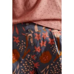 Maloja DumenoM. Women's Organic Cotton Pants - Midnight Flying Hearts 8611 -Maloja maloja dumenom 1169950 1