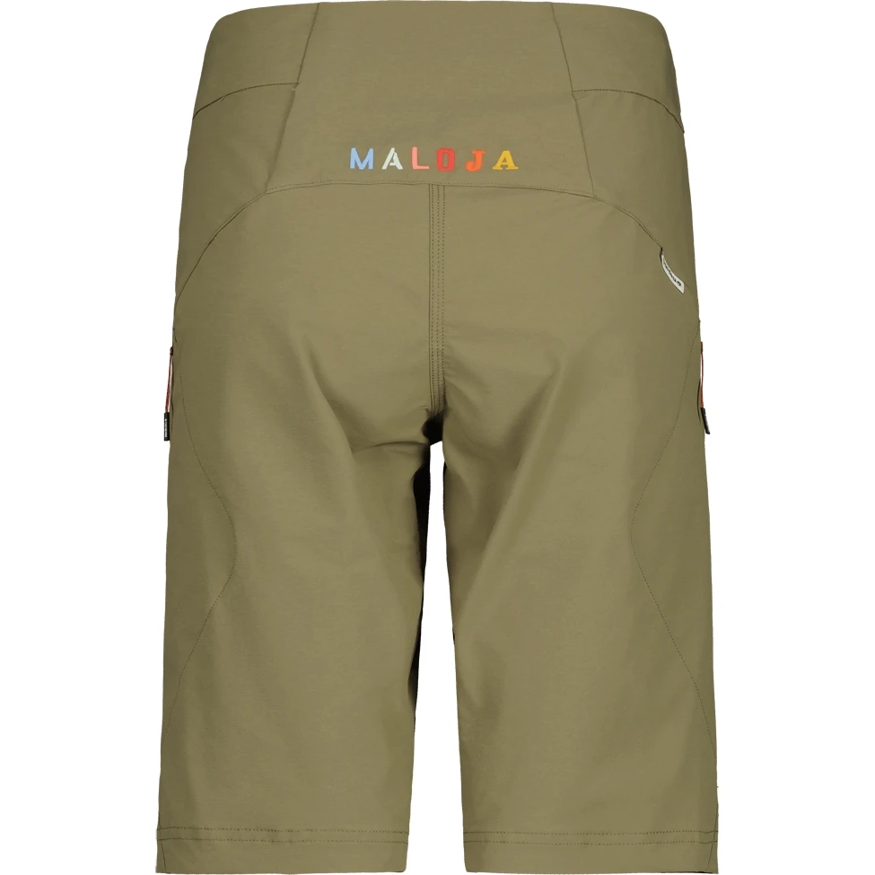 Maloja FingerkrautM. Women's Cycle Shorts - Oak 8675 4 Maloja FingerkrautM. Women's Cycle Shorts - Oak 8675 - Image 2