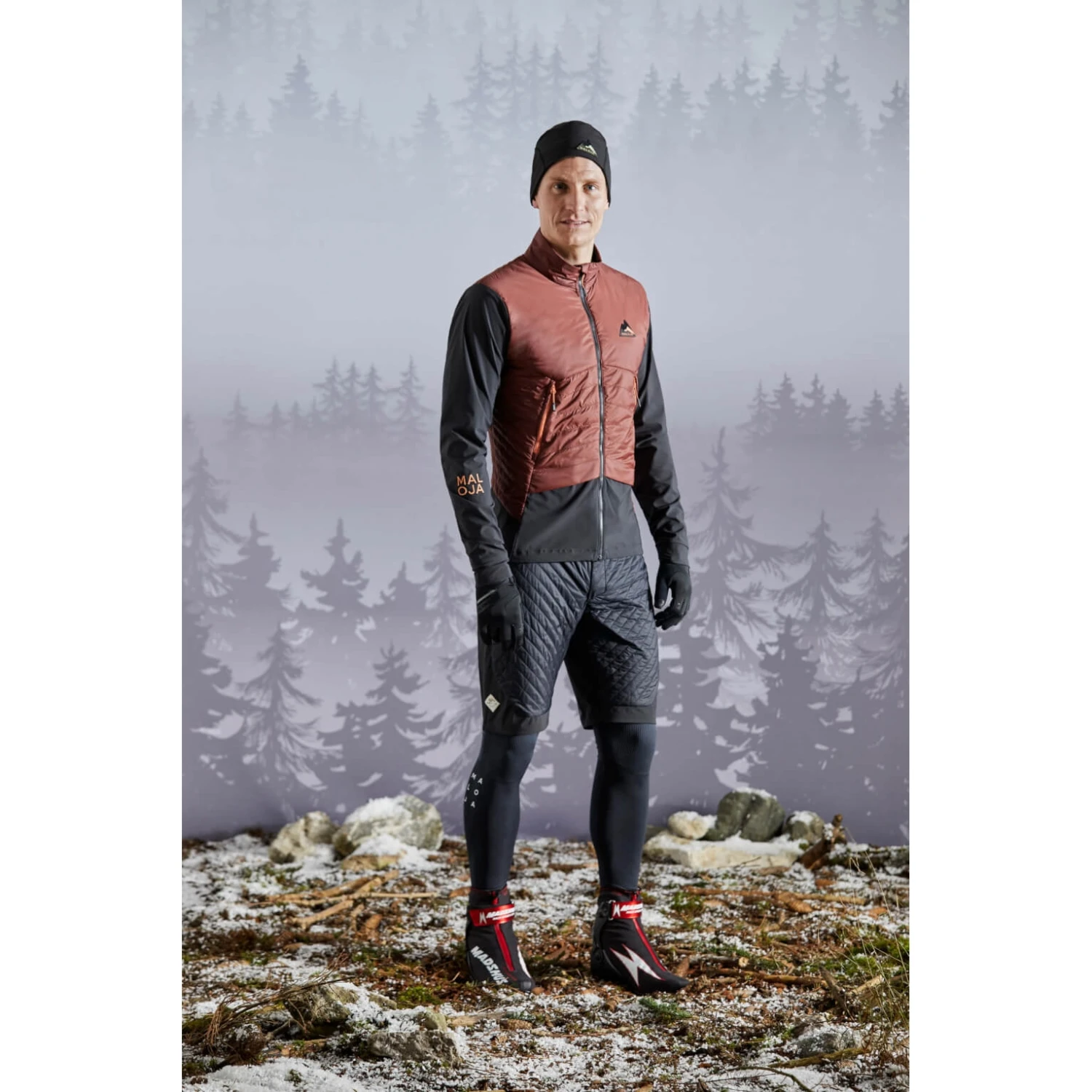 Maloja GoliatM. Nordic Hybrid Shorts - Moonless 0817 5 Maloja GoliatM. Nordic Hybrid Shorts - Moonless 0817 - Image 3