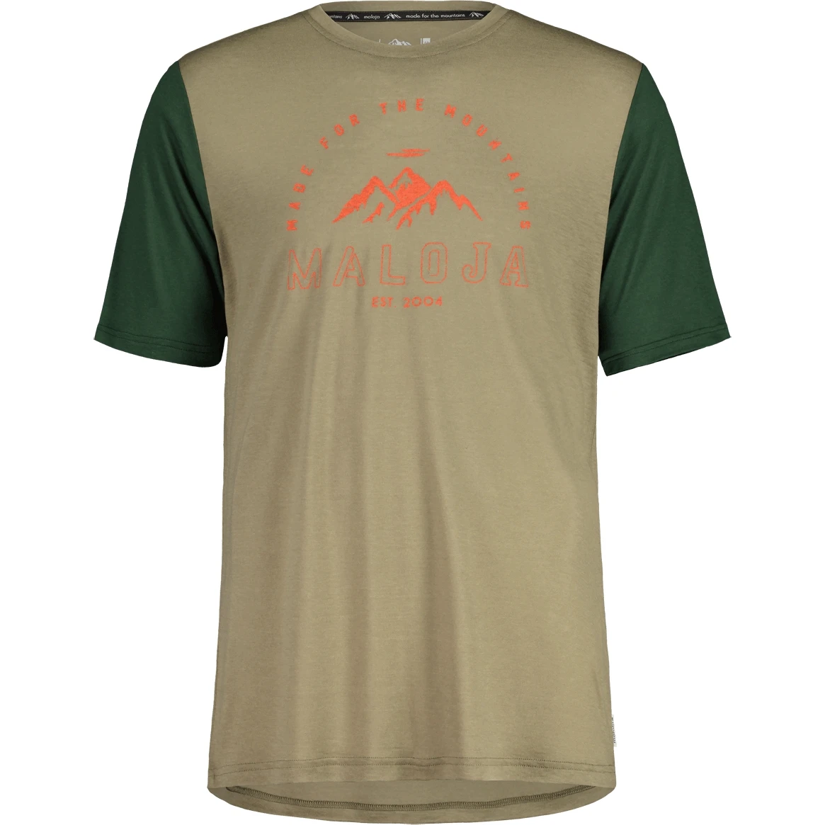 Maloja KalmbergM. Trail Tee - Oak Multi 8762 3 Maloja KalmbergM. Trail Tee - Oak Multi 8762
