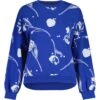 Maloja LauenaM. Organic Women's Sweat Shirt - Bright Cobalt Alpflower 8778 -Maloja maloja lauenam 1536371