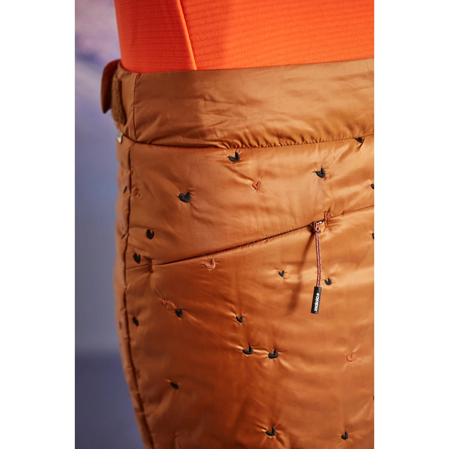 Maloja MonsurM. Women's Alpine Puffer Skirt - Moonless 0817 6 Maloja MonsurM. Women's Alpine Puffer Skirt - Moonless 0817 - Image 4