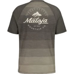 Maloja PecolM. Baselayer Shirt - Moonless Stripe 8248 -Maloja maloja pecolm 1358712