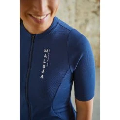Maloja RigiM. 1/2 Cycle Women's Jersey - Midnight 8581 -Maloja maloja rigim 1417941