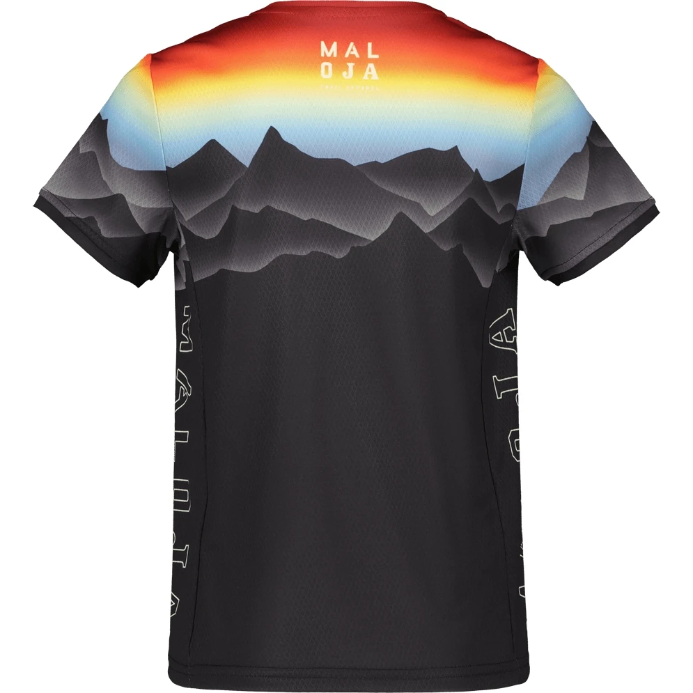 Maloja RitterspornB. Trail Kid's Tee - Moonless Multi 0821 4 Maloja RitterspornB. Trail Kid's Tee - Moonless Multi 0821 - Image 2