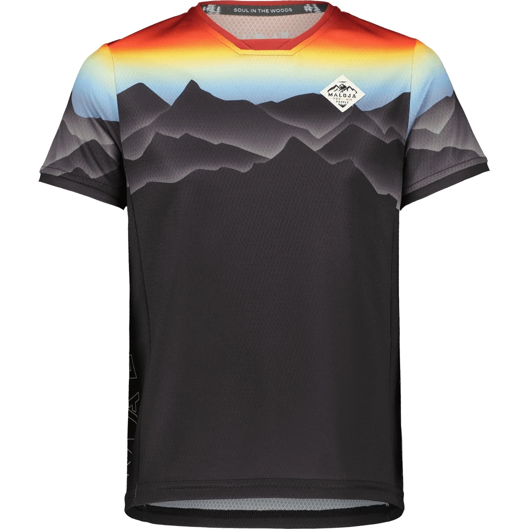 Maloja RitterspornB. Trail Kid's Tee - Moonless Multi 0821 3 Maloja RitterspornB. Trail Kid's Tee - Moonless Multi 0821