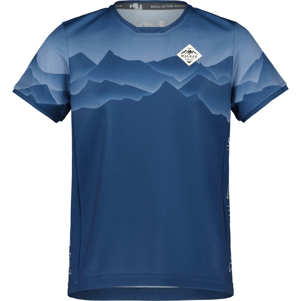 Maloja RitterspornB. Trail Kid's Tee - Midnight 8581 3 Maloja RitterspornB. Trail Kid's Tee - Midnight 8581