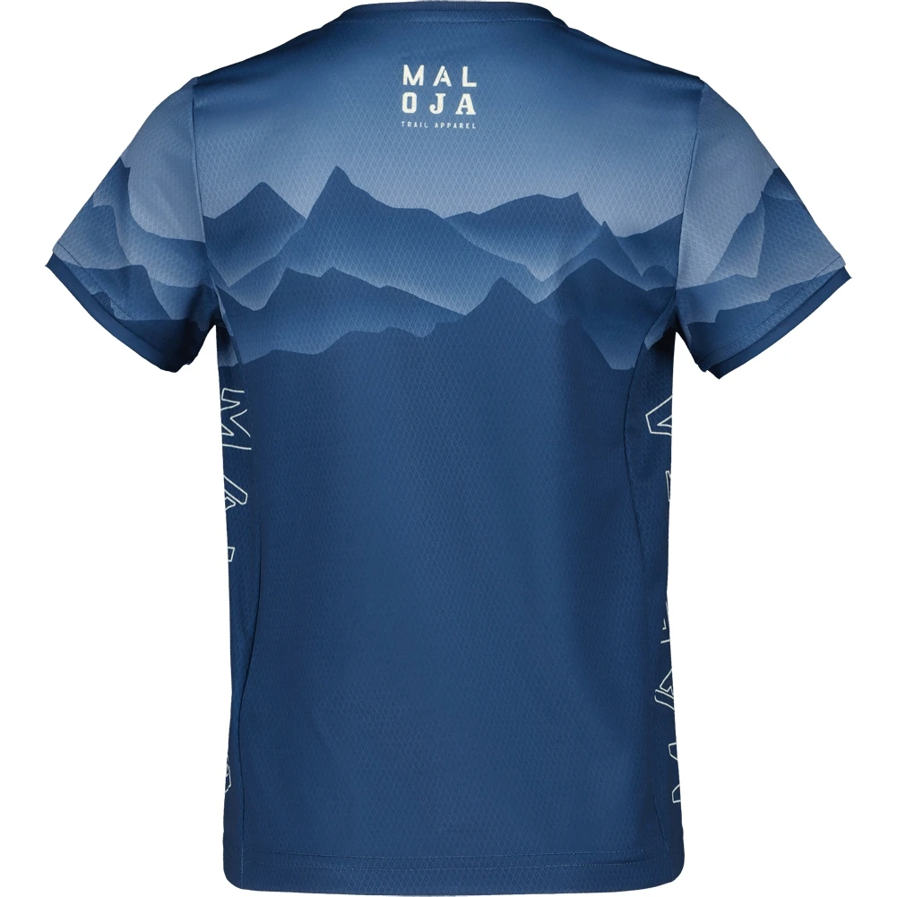 Maloja RitterspornB. Trail Kid's Tee - Midnight 8581 4 Maloja RitterspornB. Trail Kid's Tee - Midnight 8581 - Image 2