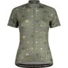 Maloja RubinieM. AOP 1/2 Women's Jersey - Salvia Woodpieces 8517 -Maloja maloja rubiniem 966035