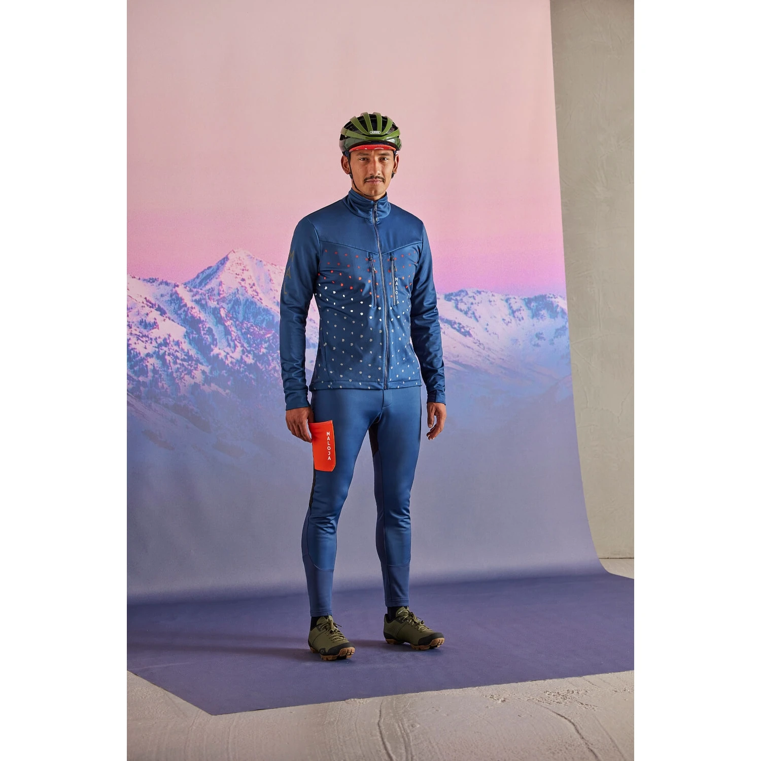 Maloja SanzenoM. Cycle Thermal Windblock Jacket - Midnight Dot 8610 5 Maloja SanzenoM. Cycle Thermal Windblock Jacket - Midnight Dot 8610 - Image 3