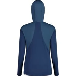 Maloja SchioM. Mountain Midlayer Hybrid Longsleeve Shirt Women - Midnight 8581 -Maloja maloja schiom mountain midlayer hybrid shirt midnight 8581 1 1299907