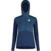 Maloja SchioM. Mountain Midlayer Hybrid Longsleeve Shirt Women - Midnight 8581 -Maloja maloja schiom mountain midlayer hybrid shirt midnight 8581 2 1299906