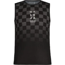 Maloja SchrockenM. Baselayer Tank - Moonless Check 8235