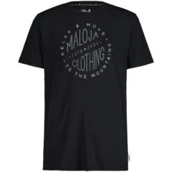 Maloja SerdesM. Mountain Tee - Moonless 0817