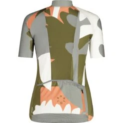 Maloja SimilaunM. 1/2 Women's Jersey - Shade Pastel Leaves 8655 -Maloja maloja similaunm 1200316