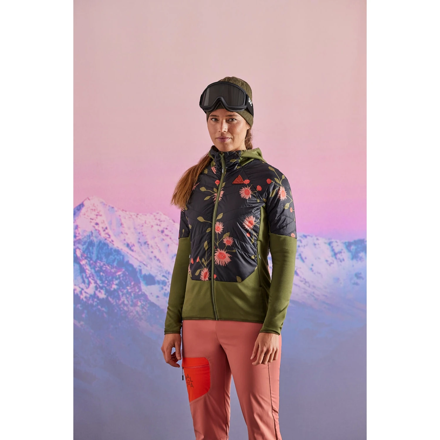 Maloja SirsM. Women's Mountain Hybrid Jacket - Deep Sunset 8669 5 Maloja SirsM. Women's Mountain Hybrid Jacket - Deep Sunset 8669 - Image 3