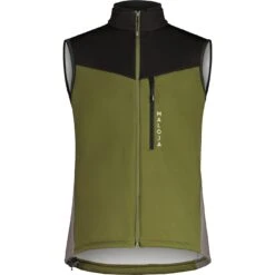Maloja TozzagoM. Cycle Thermal Windblock Vest - Moss Multi 0562