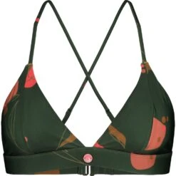 Maloja TrisslM. Women's Bikini Top - Fir Alpflower 8723
