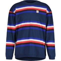 Maloja TschirgantM. Heavy Cotton Longsleeve - Midnight Stripe 8621