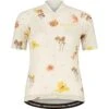 Maloja VanilM. AOP 1/2 Cycle Women's Jersey - Glacier Milk 8585 -Maloja maloja vanilm 1471976