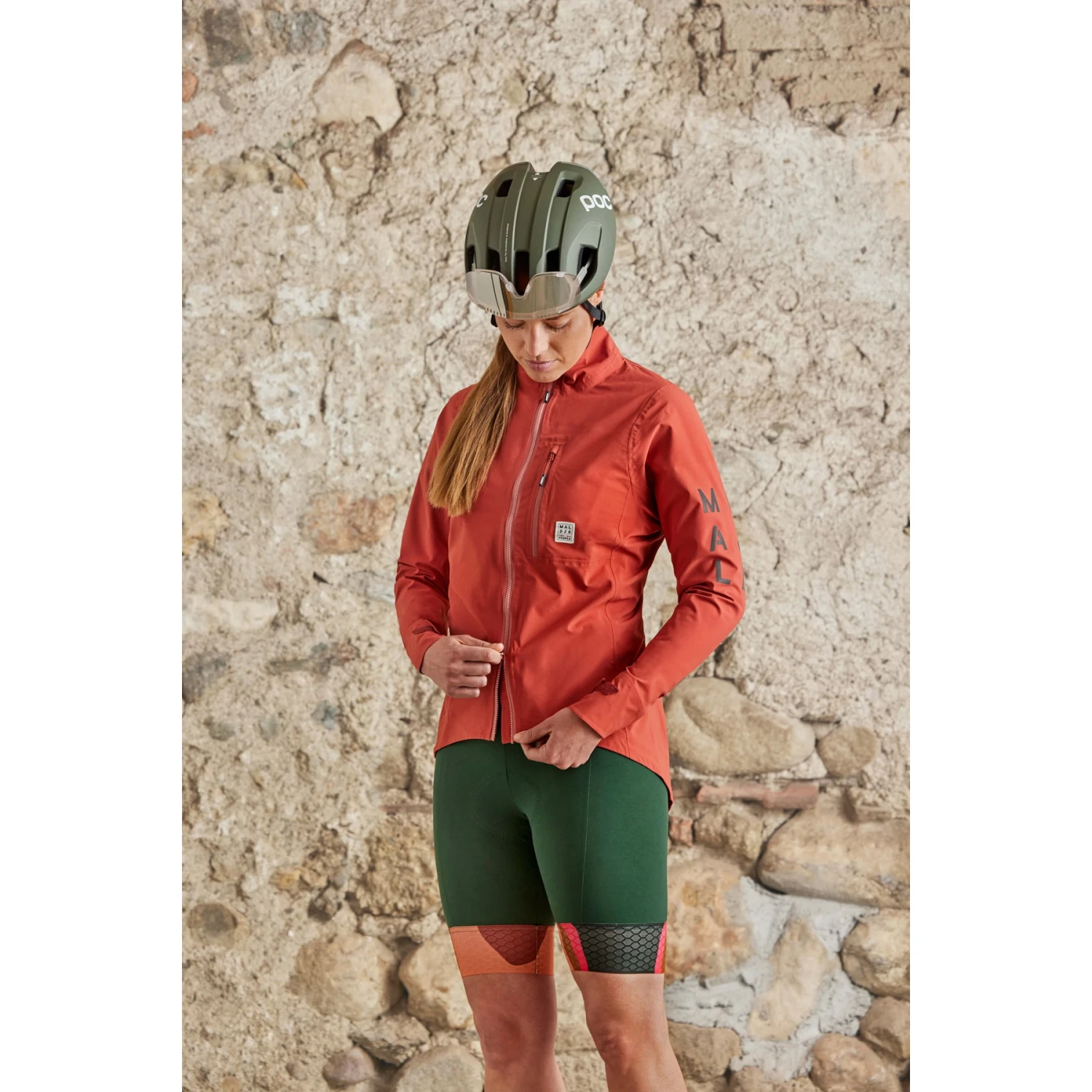 Maloja VeloU. Rain Roadbike Jacket - Rosehip 8674 5 Maloja VeloU. Rain Roadbike Jacket - Rosehip 8674 - Image 3
