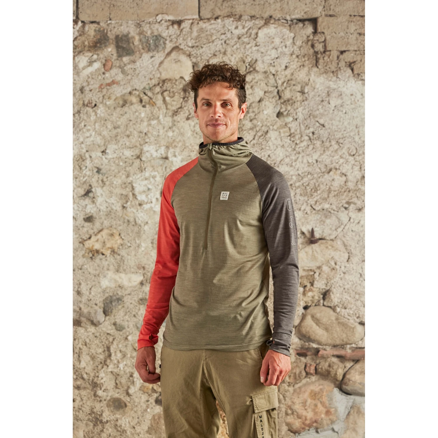 Maloja ZordoM. Mountain Midlayer Longsleeve Shirt - Chocolate Multi 8785 5 Maloja ZordoM. Mountain Midlayer Longsleeve Shirt - Chocolate Multi 8785 - Image 3