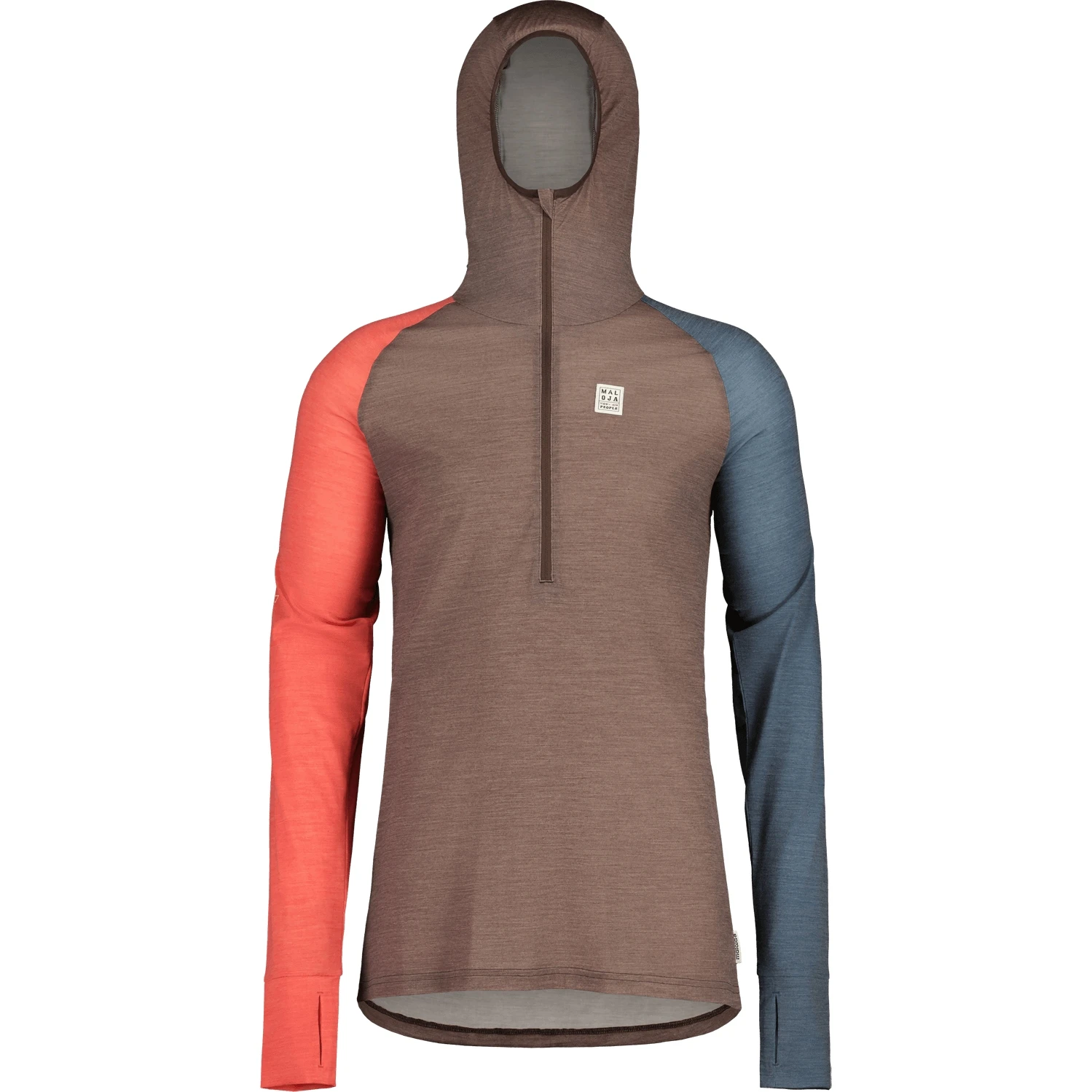 Maloja ZordoM. Mountain Midlayer Longsleeve Shirt - Chocolate Multi 8785 3 Maloja ZordoM. Mountain Midlayer Longsleeve Shirt - Chocolate Multi 8785